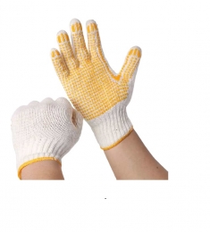 Găng tay len phủ hạt nhựa 70-80G